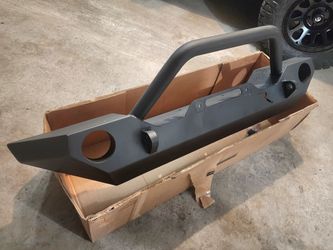 Rock Rage Front Bumper; Textured Black
- Jeep Wrangler (18-26 Jeep Wrangler JL)