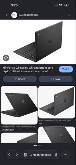 HP Fortis G1 Chromebook Laptop