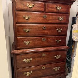 Solid Wood Chest of Drawers – $275 (Valrico, FL