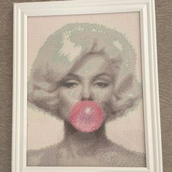 HandMade Diamond Marylin Monroe Picture