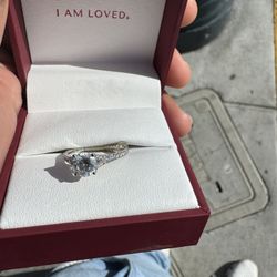 1.25 Carrat Diamond Engagement Ring. Size -6.5