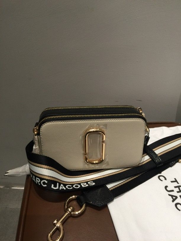 Marc Jacobs The Snapshot Crossbody Bag Cloud White Multi