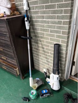 Weedeater and blower