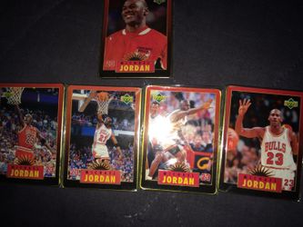 Michael Jordan all metal collection cards