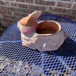 Terracotta Planter Shaped Rabbit 10”x6”