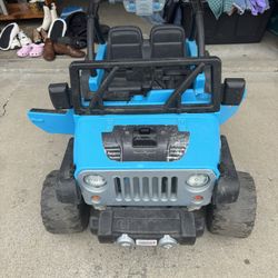 Electric Jeep For kids up to 100lbs.