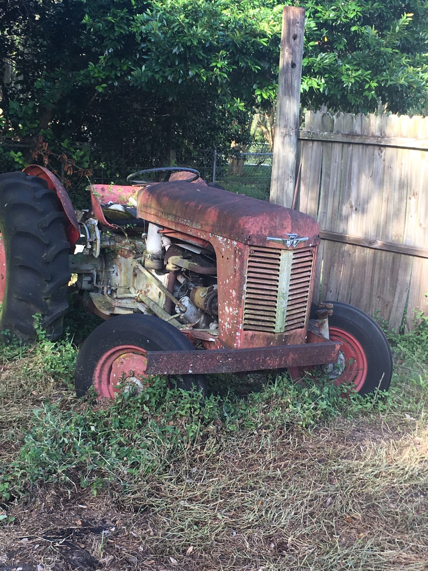 Early 1900s Massey Ferguson Farm tractor