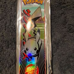 Sealed Santa Cruz X Pokémon blind bag skateboard deck