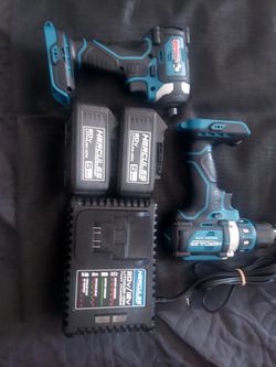 HERCULES 20V Brushless Cordless Hammer Drill and Impact Driver 2-Tool Combo Kit with (2) 5 Ah Batteries and Charger