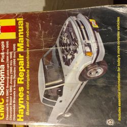 Chevy S10 And GMC Sonoma Manual 