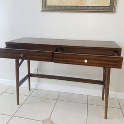 Elegant Solid Wood  Writing Desk With 2 drawers 