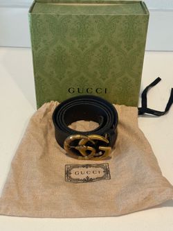 Gucci GG snake buckle belt