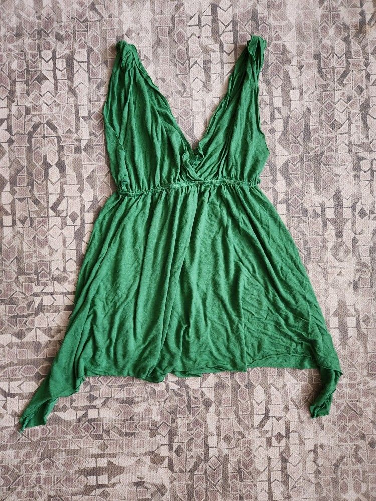 Belle Amie Toujours Women's Small Soft Green Tank Top Tunic