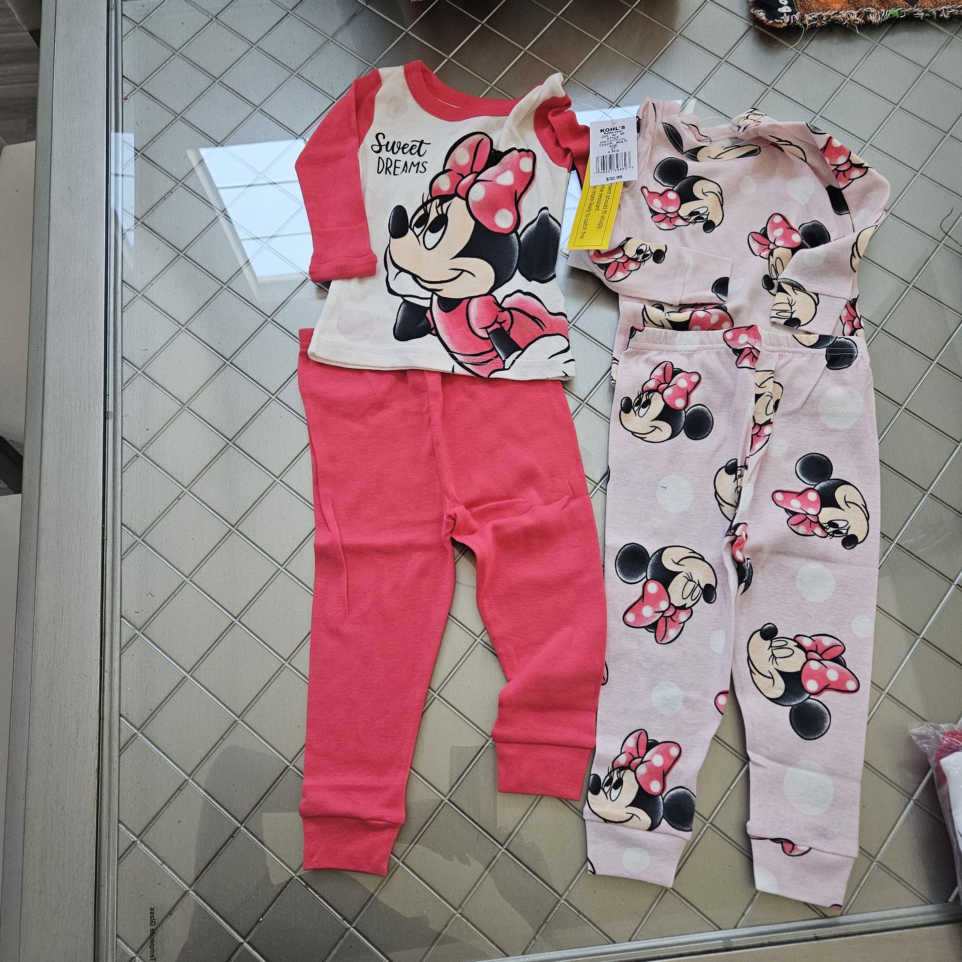 2 Minnie Mouse Pajamas