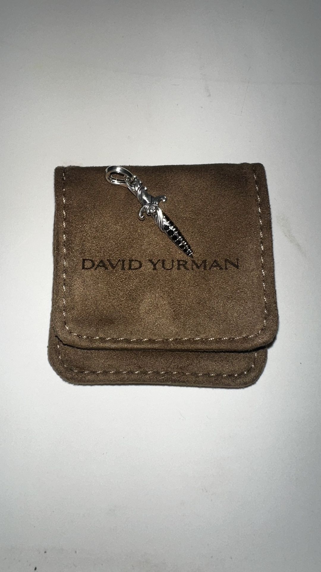 David Yurman Waves Dagger Amulet 3mm