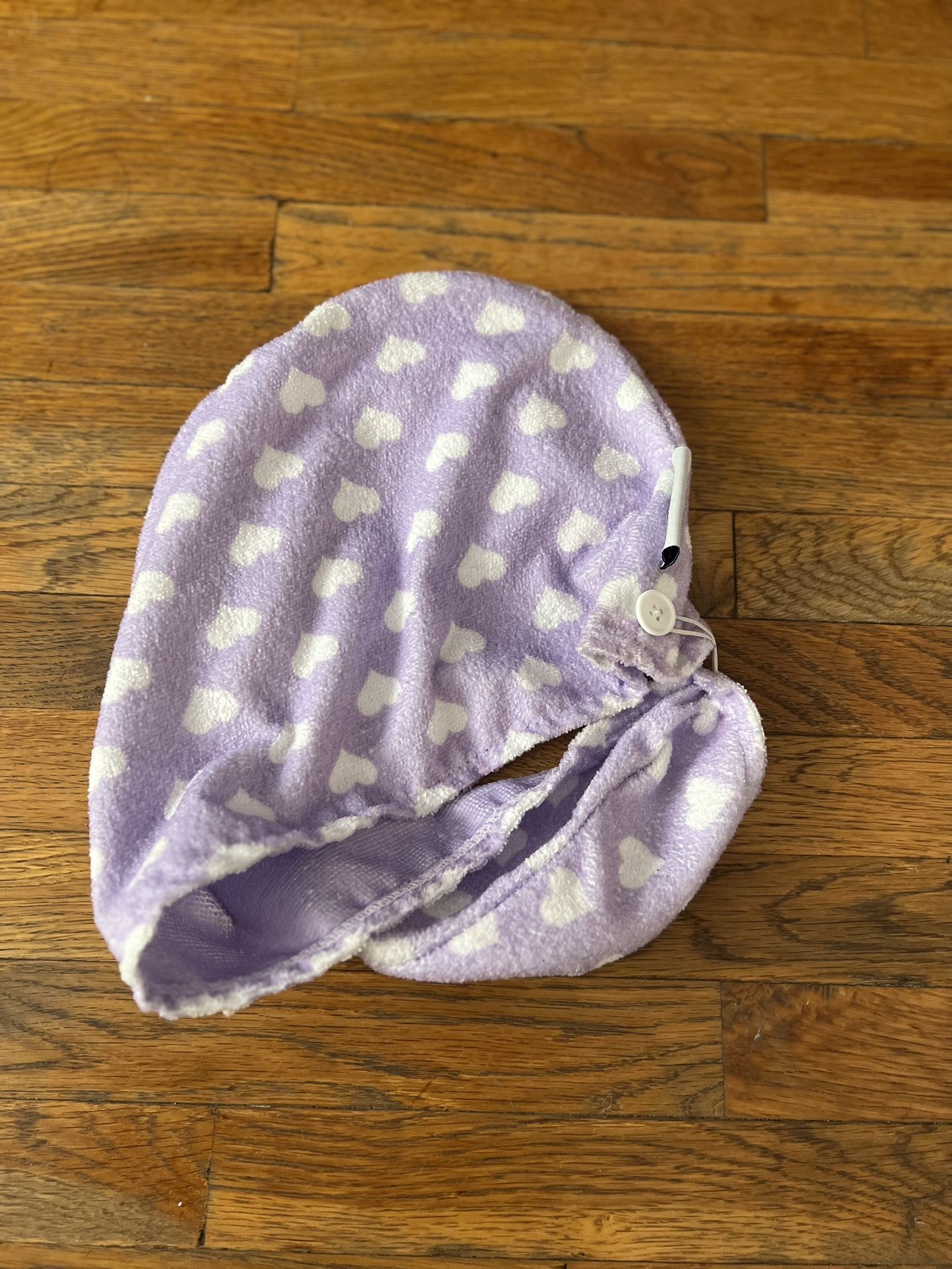 New Buttoned Hair Towel