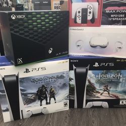 xbox x ps5 oculus Meta Quest2 Nintendo Switch New Sealed No Credit Needed Pay Down Only