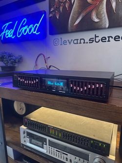 Fisher EQ-875 Graphic Equalizer w/ Spectrum Analyzer – 1986 Vintage, Made in Japan ✅