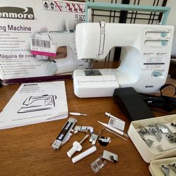 Kenmore 74-stitch Sewing Machine With All Components 