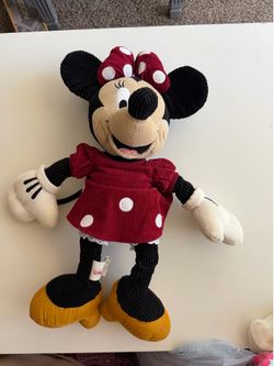 Disney 15” Minnie Mouse vintage corduroy plush