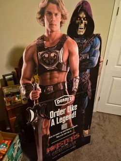 He man and skeletor life size collectable