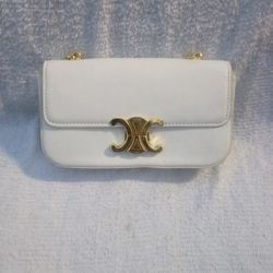 Celine Triomphe Bags With Gold Chain 