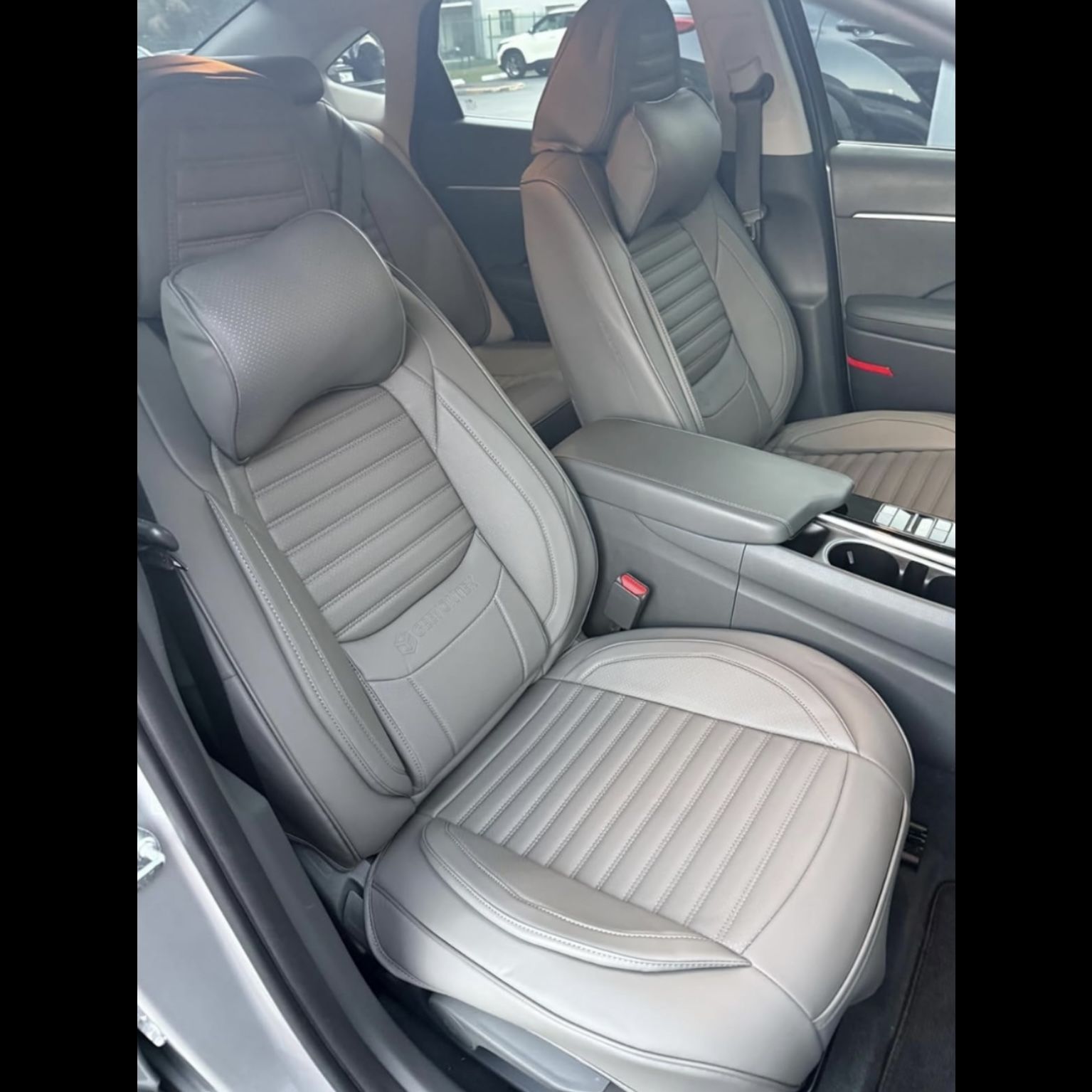 Universal Front Seat Covers Beige