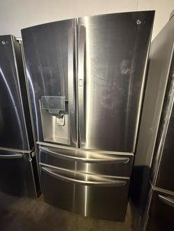 LG 4‑Door French Door Fridge – Stainless, Ice & Water