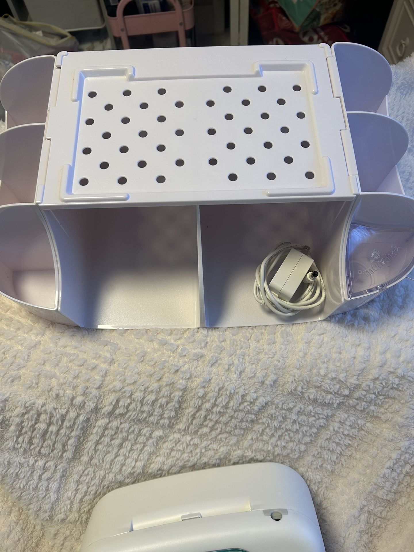 Baby Wipes Warmer And Diaper Changing Table Organizer