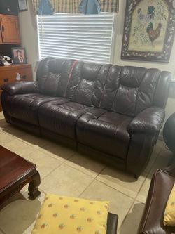 Leather recliner couches from Jerome’s