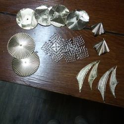 12 Pc Jewelry Making Flat Backs