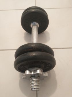 Adjustable Weight Dumbbell - Total 10 Lbs