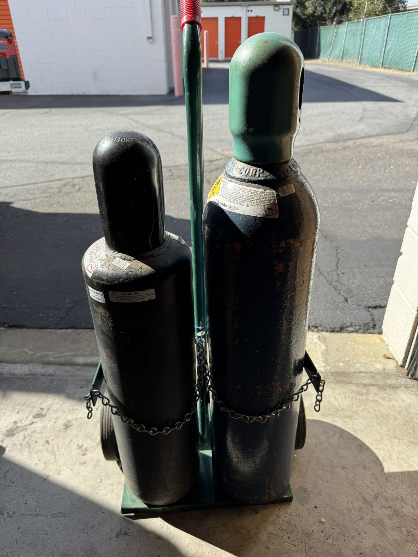 Oxy/Acety tanks & Hand Dolly