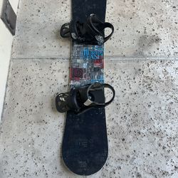 Burton Clash 151CM Snowboard with Burton Bindings