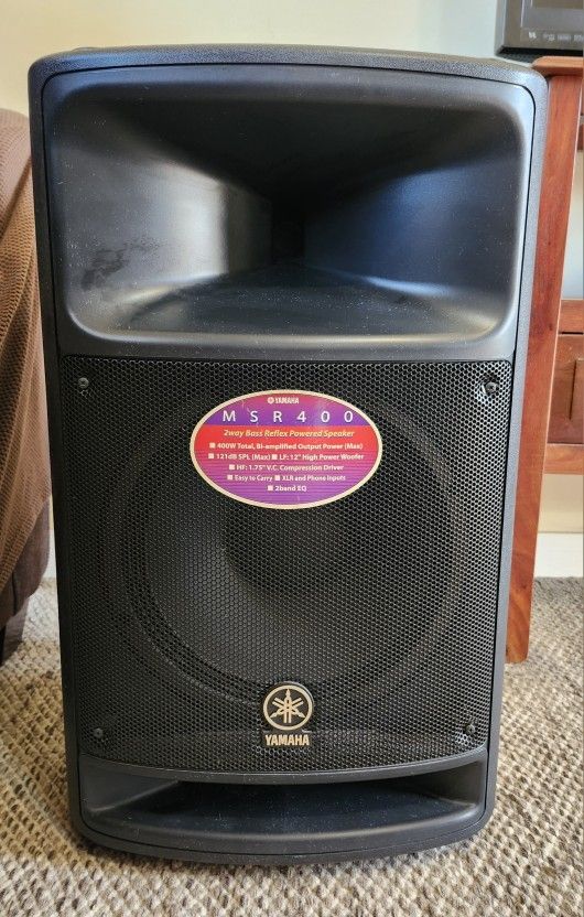 Speaker Yamaha MSR400 Amplified
