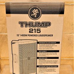 Mackie Thump Series Powered Speaker 15" PA System 1400 Watts Loudspeaker Thump 215 🚨 Payment Options Available 🚨 No Credit Needed 🚨 