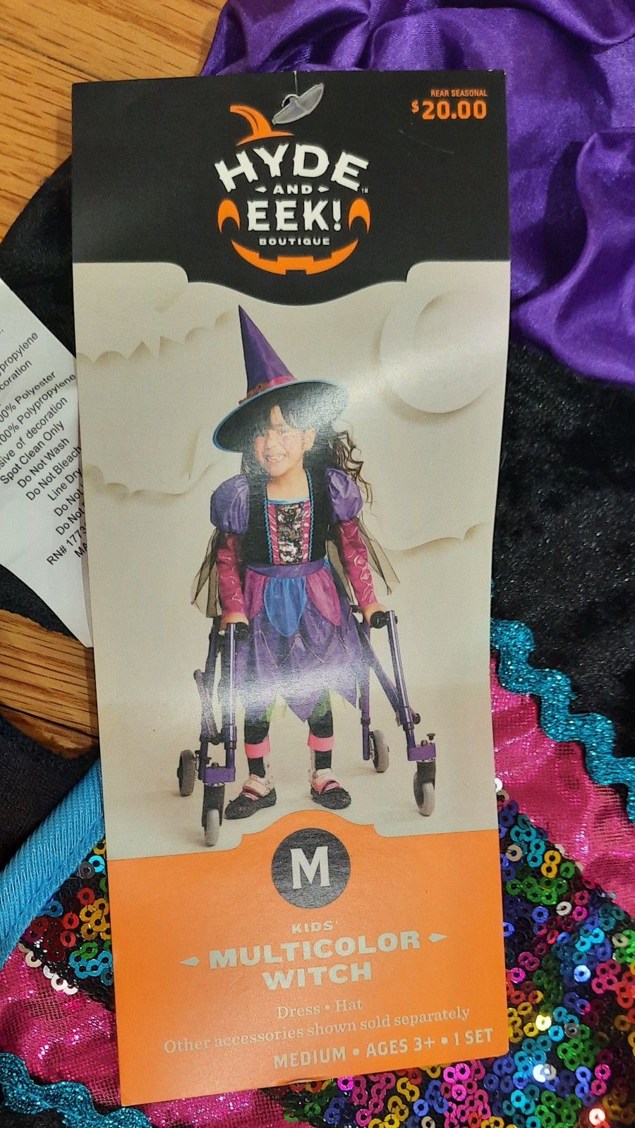 Girls Halloween Witch Costume