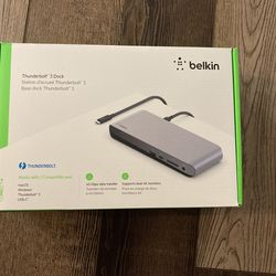 Belkin Thunderbolt 3 Dock- Brand New