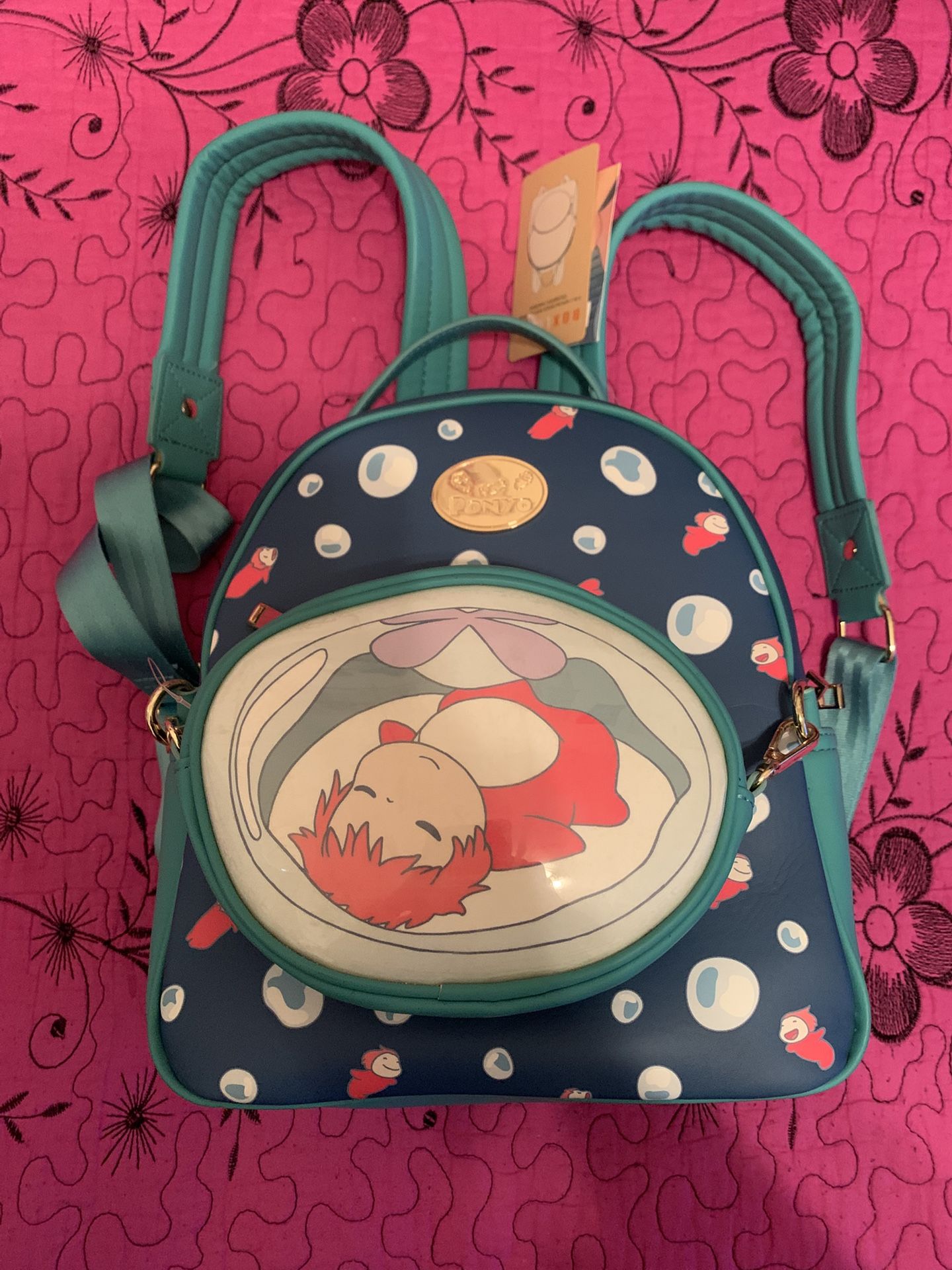 Studio Ghibli Sleeping Ponyo in Bubble Mini Backpack