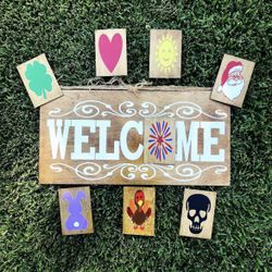 Door Welcome Sign