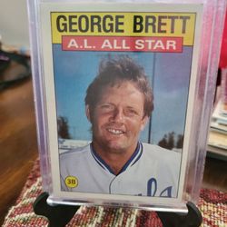 George Brett 1(contact info removed) Topps Baseball Cards Lot 