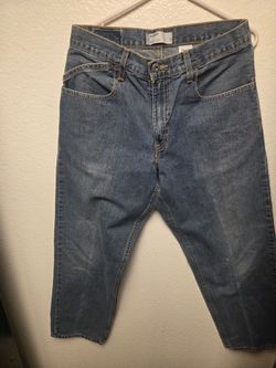 W33 L32 Vintage Baggy Silver tab Jeans. Solid Condition And Fit Very Nice! Made in Mexico