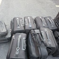 Compact travel bag with smart organization, lightweight design 100 pcs. $800 obo for lot.