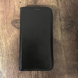 Black iPhone 11 Case With Wallet 