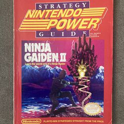 [Volume 15] Ninja Gaiden II Strategy Guide Nintendo Power