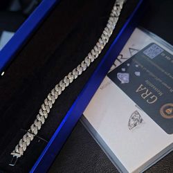 Moissanite Cuban Bracelet 