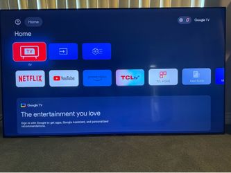 TCL 75” Smart TV