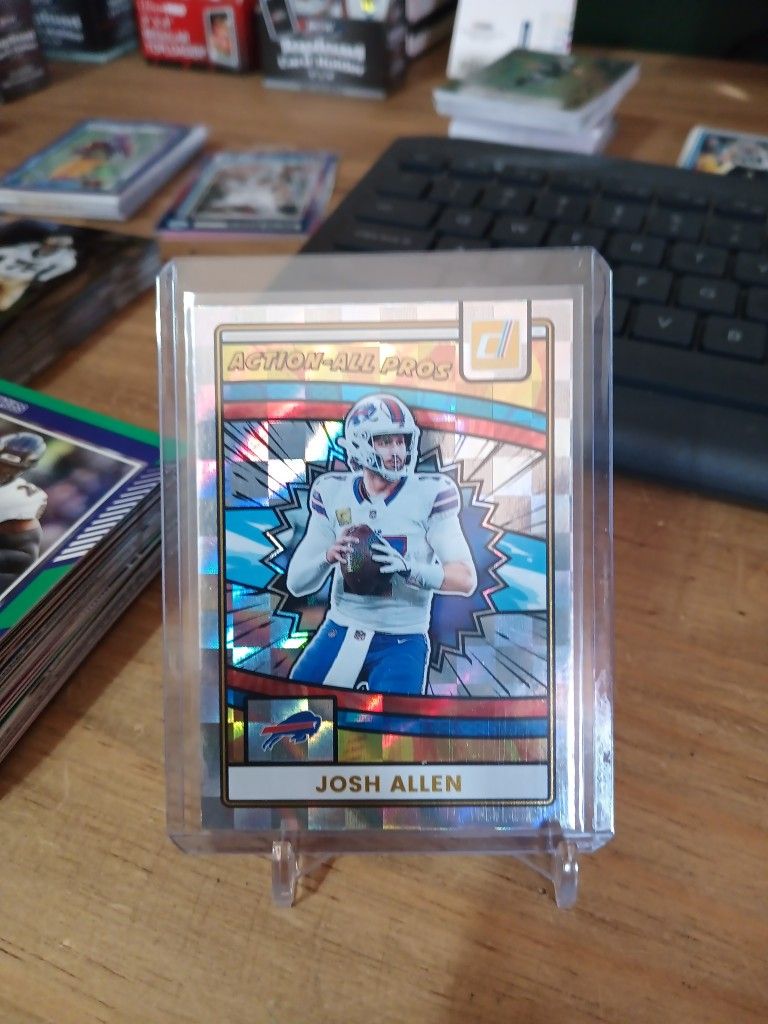 Josh Allen Action -all Pros Insert Card 