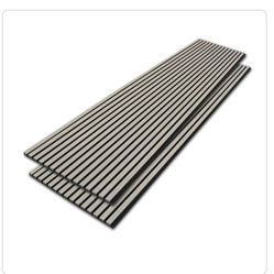 Wood Slat Acoustic Decorative 3d Sound Absorbing Wall Panel 