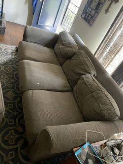 FREE. sleeper couch with ottoman